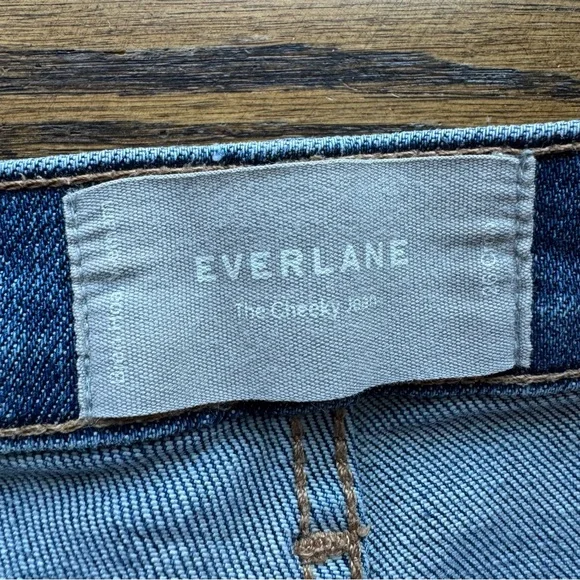 Everlane The Cheeky Jean Straight Leg High Waist Blue Denim 26 - Picture 2 of 11